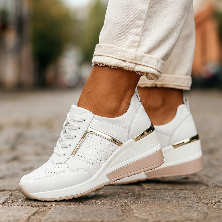 Abiana - Comfortable Wedge Sneakers