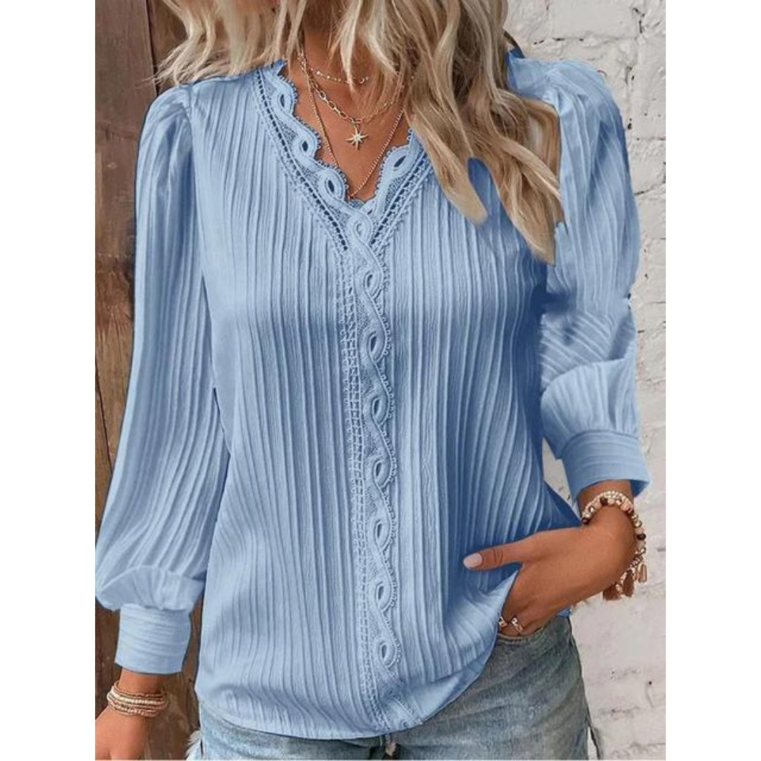 CAMILLIA - Elegant Pintuck Blouse