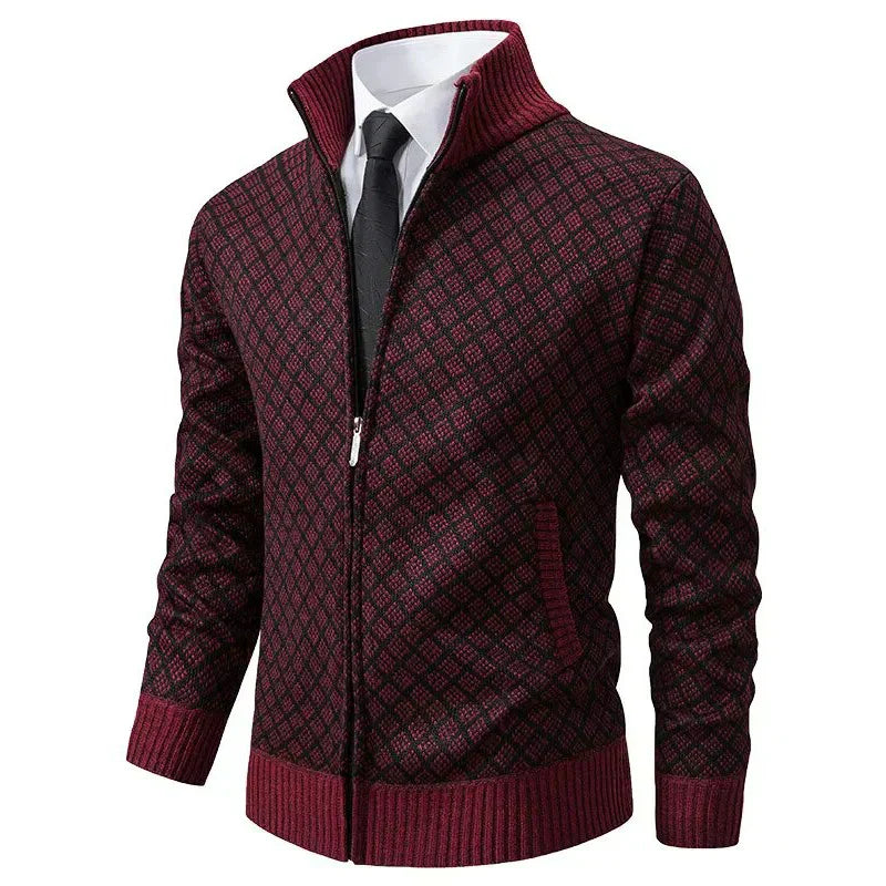 Mason | Classic Full-Zip Knit Cardigan