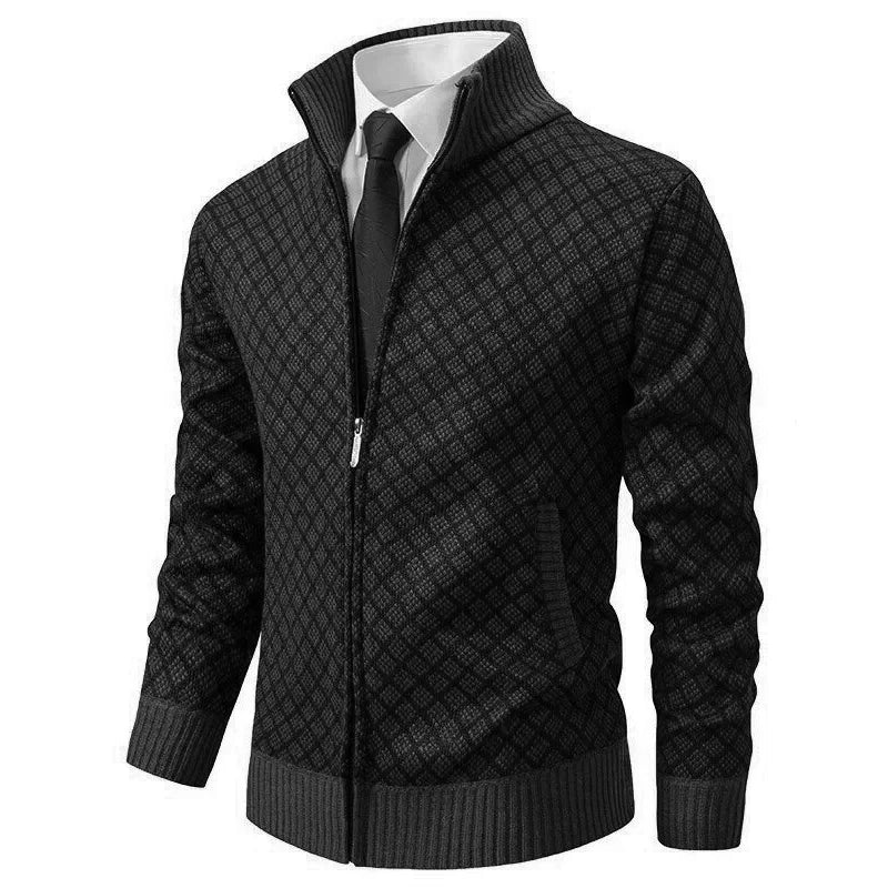 Mason | Classic Full-Zip Knit Cardigan
