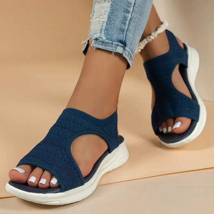 HexoComfy™ – orthopedische sandalen voor dames met hallux-valgusvriendelijk ontwerp, demping en voetboogondersteuning