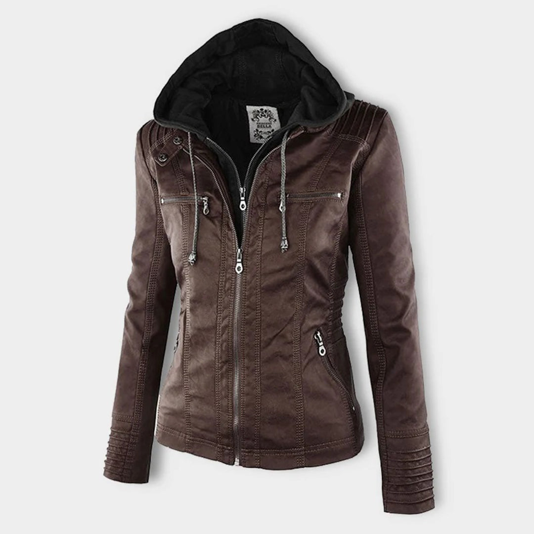 Elena | Timeless Chic Leather-Style Jacket