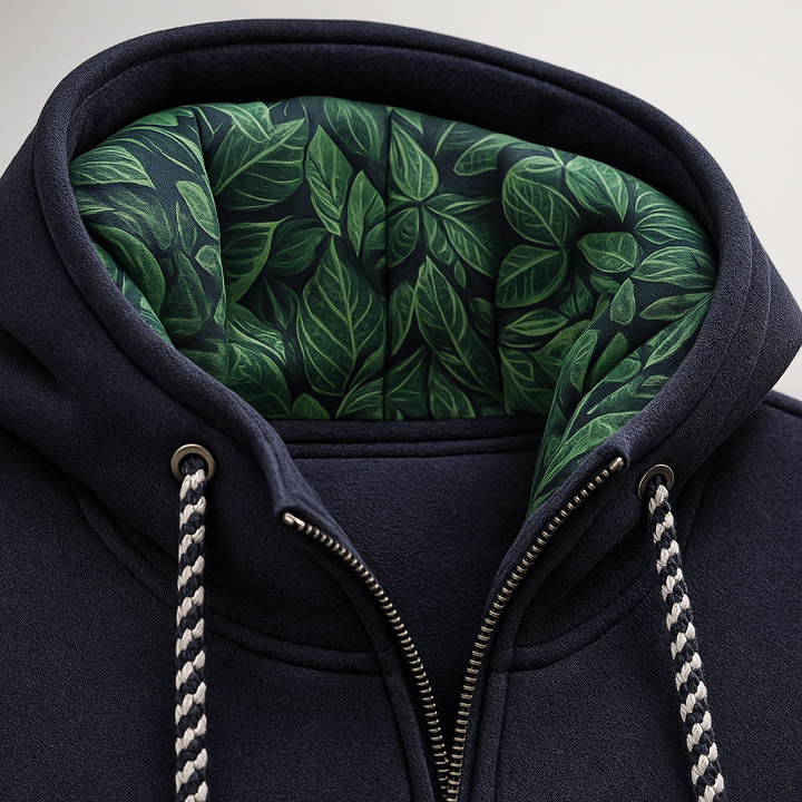Eleonora – Winter Coat with Asymmetrical Zipper