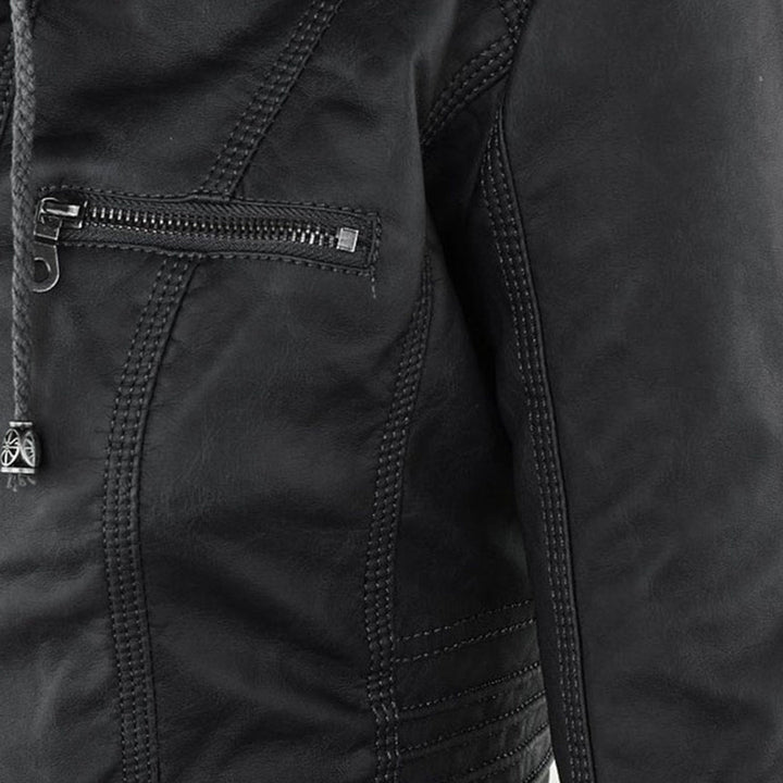 Elena | Timeless Chic Leather-Style Jacket