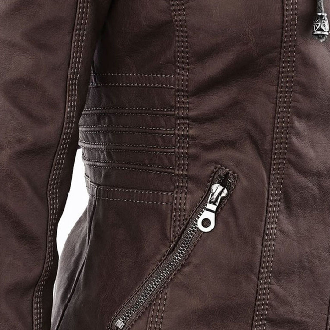 Elena | Timeless Chic Leather-Style Jacket