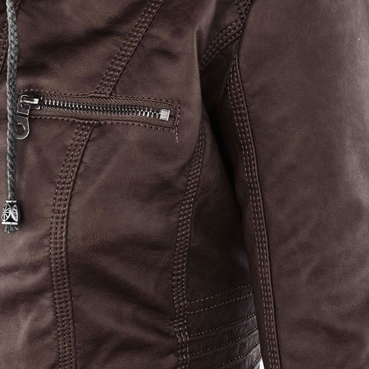 Elena | Timeless Chic Leather-Style Jacket