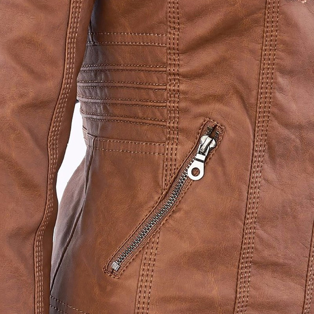 Elena | Timeless Chic Leather-Style Jacket