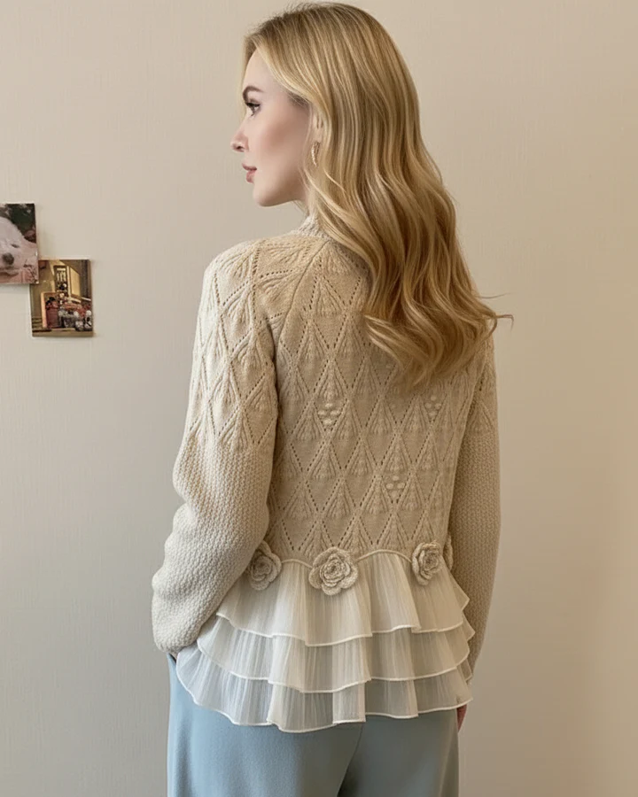 TAYLOR | Ruffled Cardigan