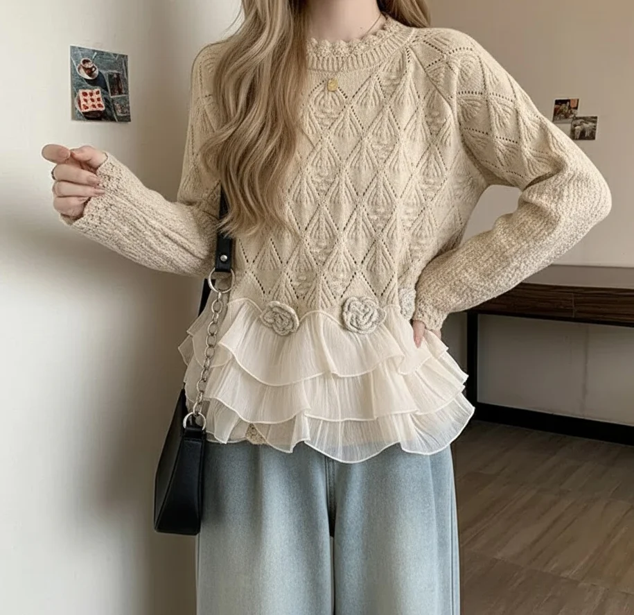 TAYLOR | Ruffled Cardigan
