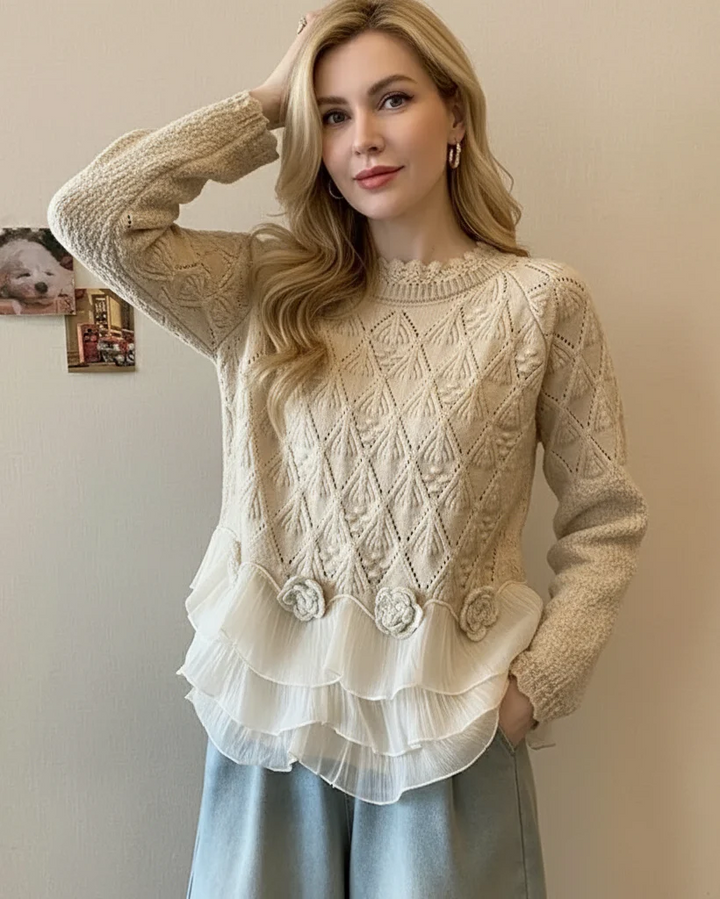 TAYLOR | Ruffled Cardigan