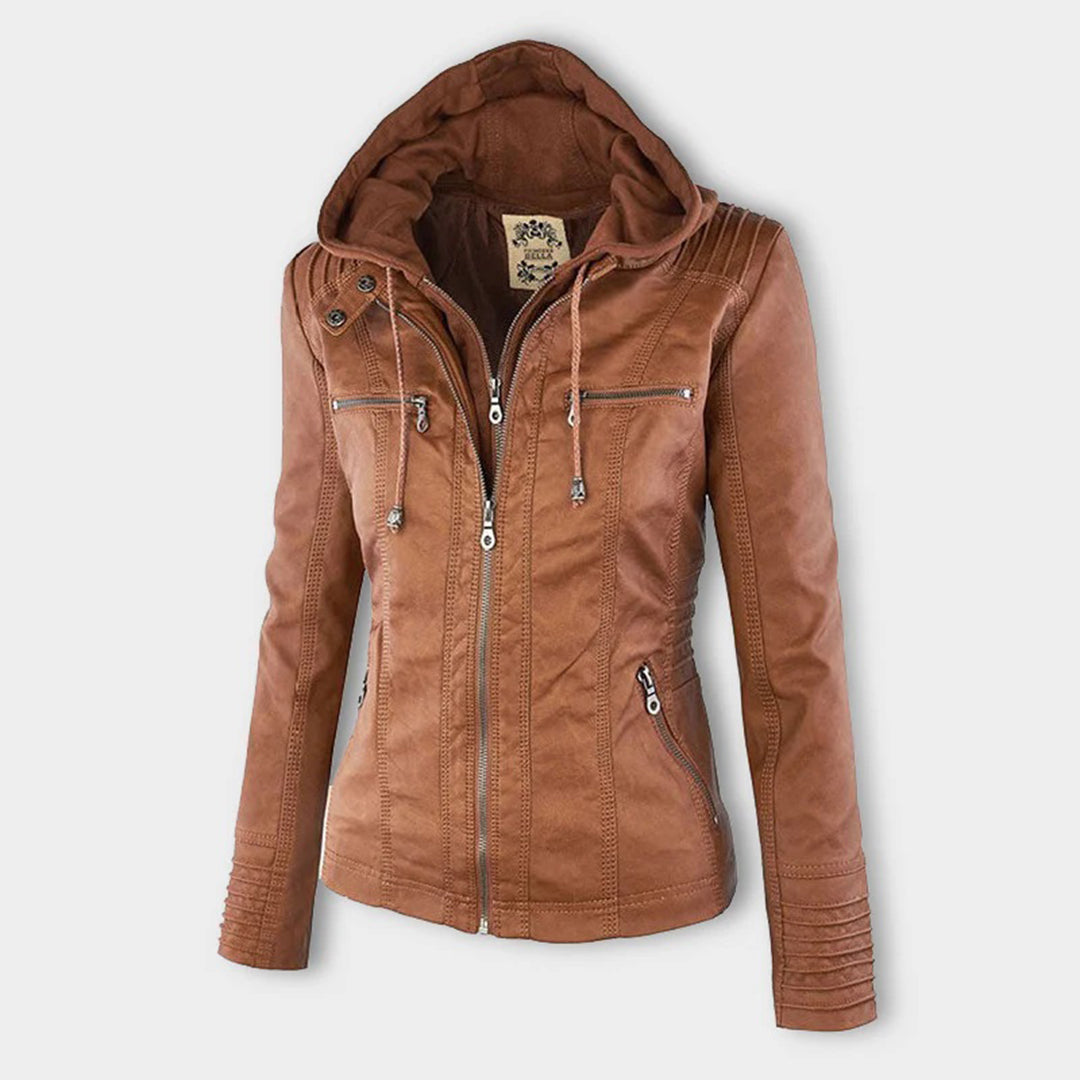 Elena | Timeless Chic Leather-Style Jacket