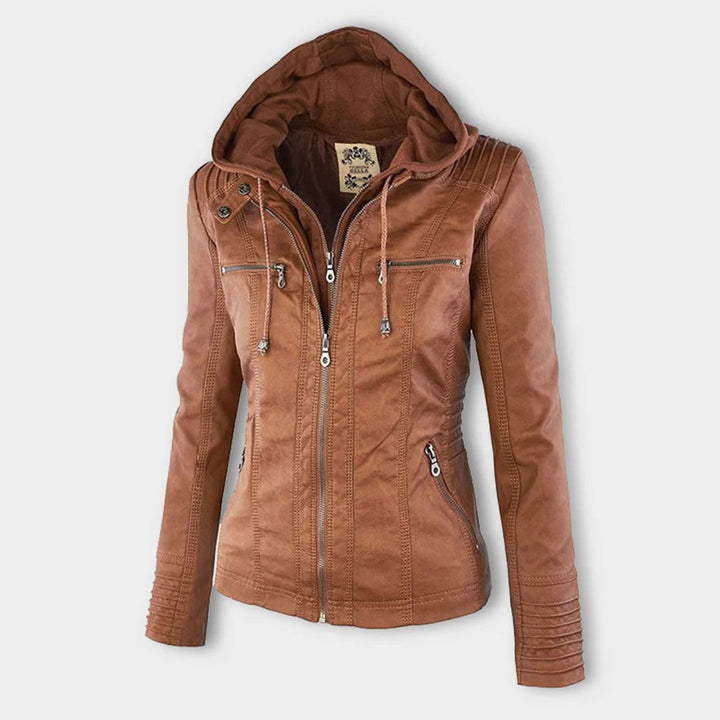 Elena | Timeless Chic Leather-Style Jacket