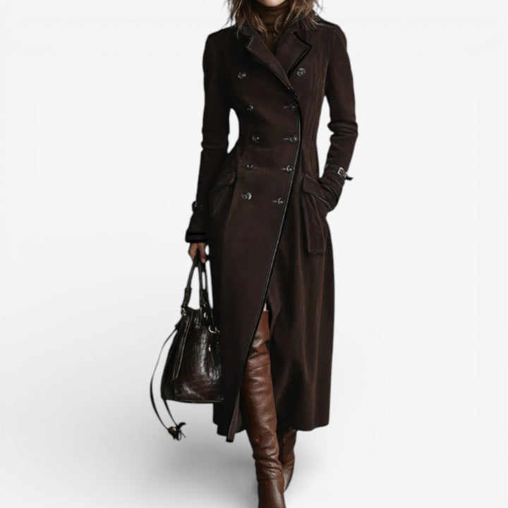 CALYRA™ | SUEDE TRENCH COAT