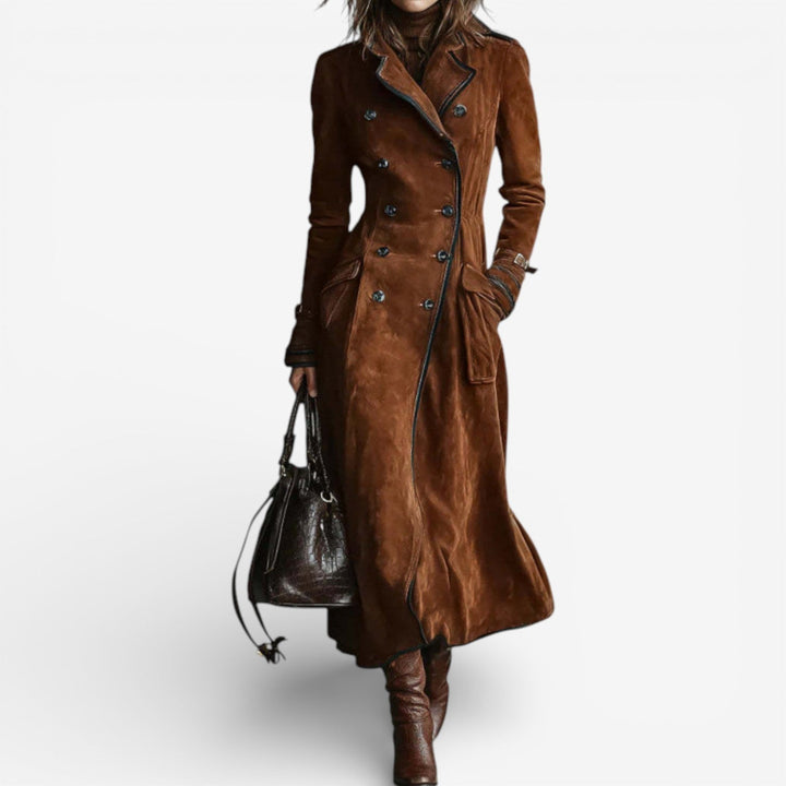 CALYRA™ | SUEDE TRENCH COAT