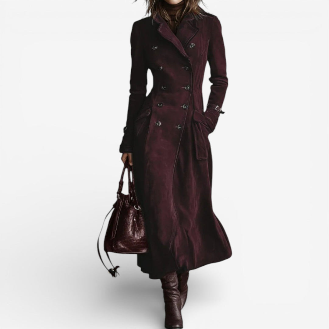 CALYRA™ | SUEDE TRENCH COAT