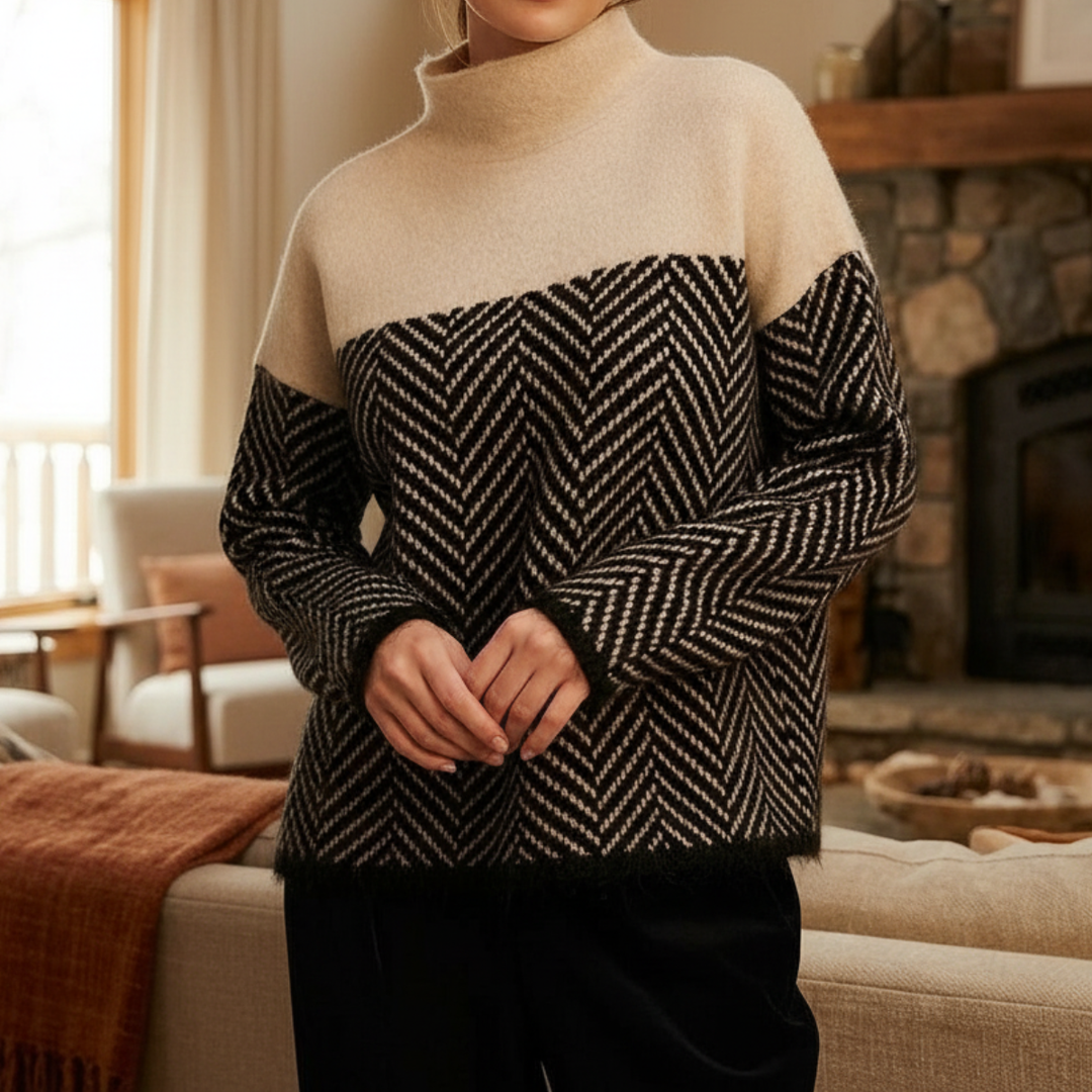 NORAH™ | Elegant Roll Neck Jumper