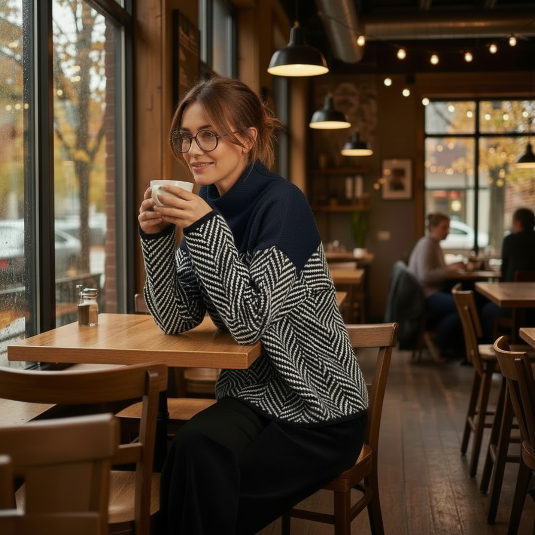 NORAH™ | Elegant Roll Neck Jumper