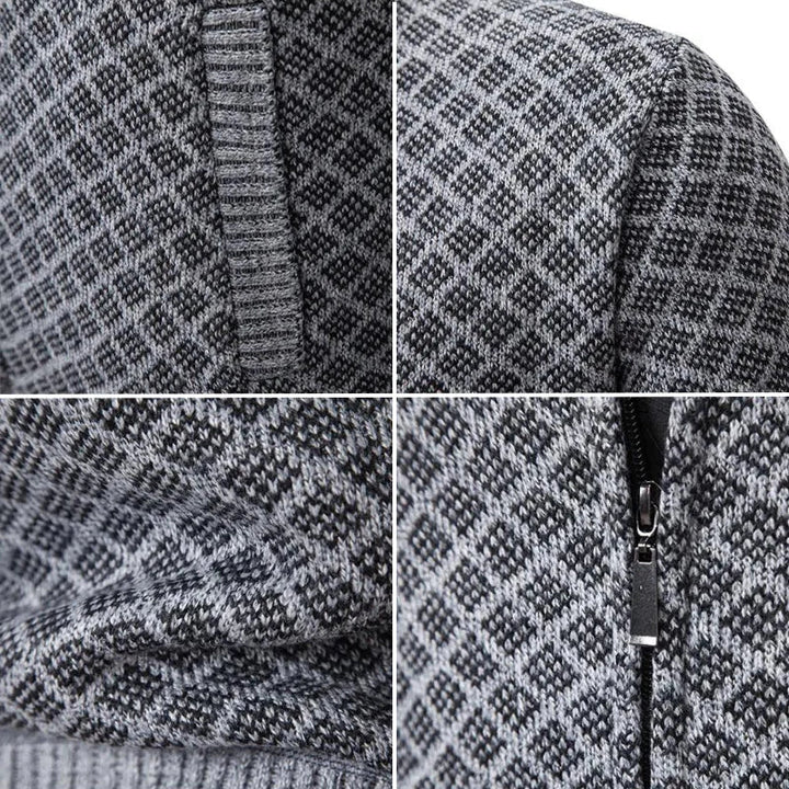 Mason | Classic Full-Zip Knit Cardigan