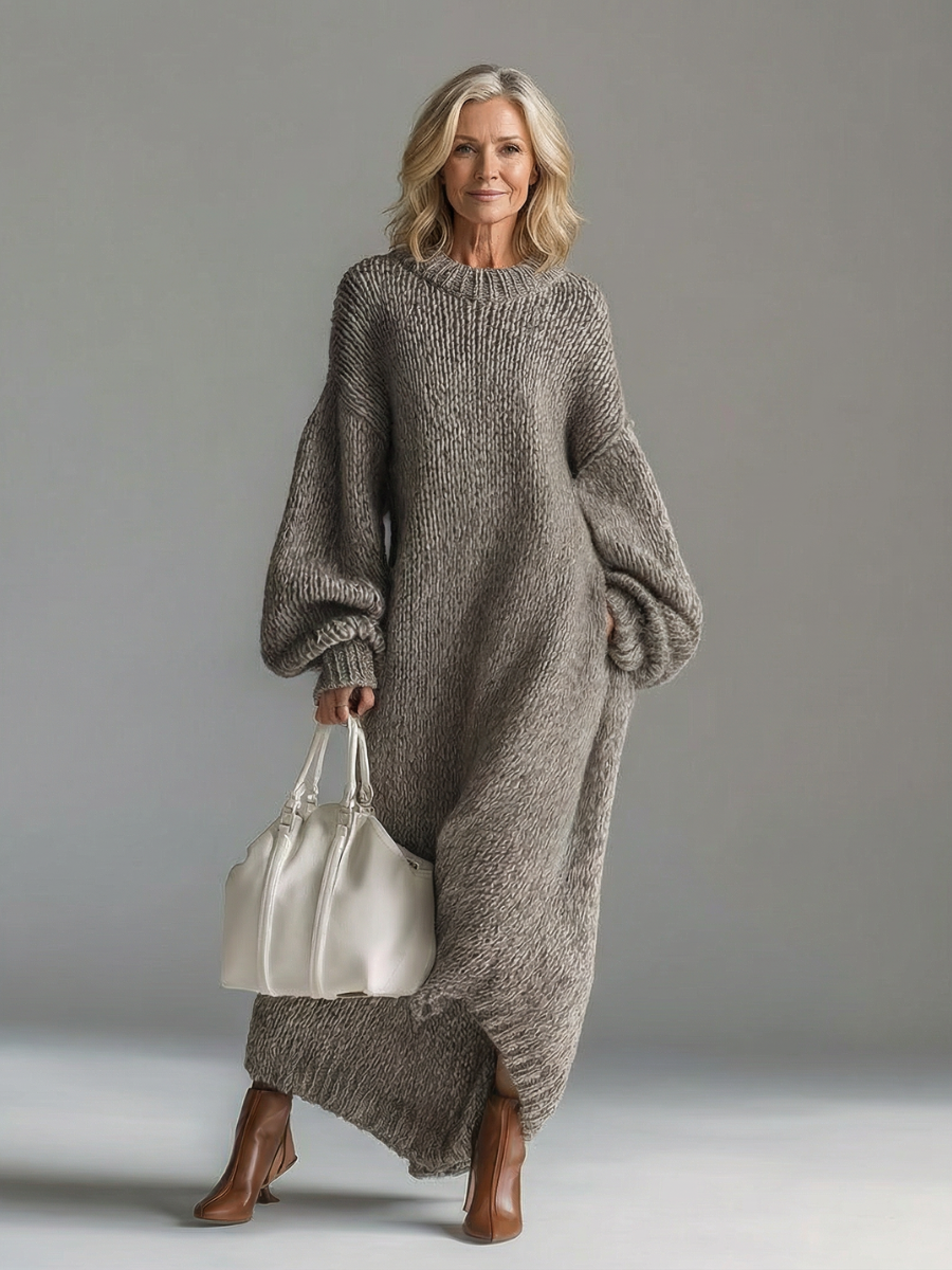 EMILIA | Soft Knit Maxi Dress