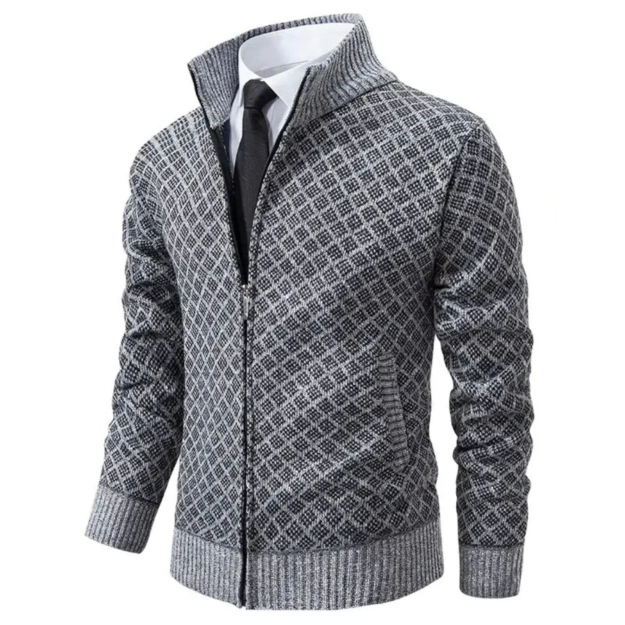 Mason | Classic Full-Zip Knit Cardigan