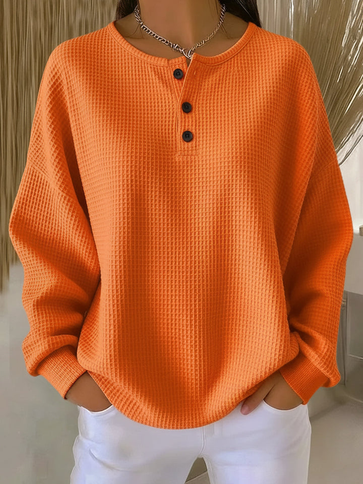 Bryony | Relaxed Fit Waffle Sweater