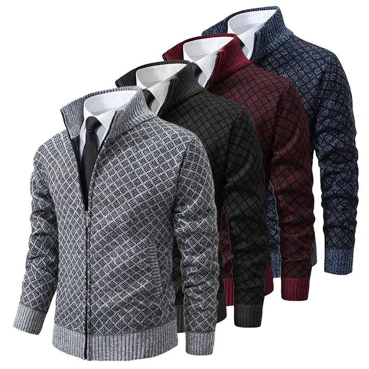 Mason | Classic Full-Zip Knit Cardigan